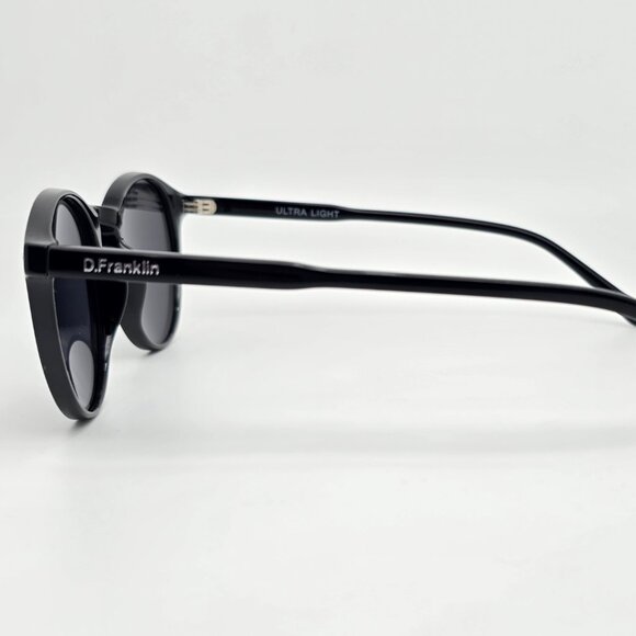 D. Franklin Ultra Light DFKSUN0143 Black Frame Polarized Grey Lens Sunglasses - Picture 4 of 15